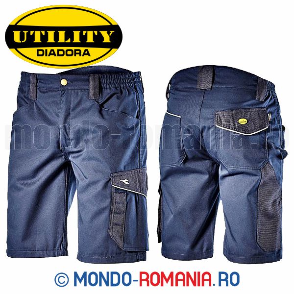 Pantaloni scurti DIADORA STAFF POLY bleumarin - Echipament protectie vara